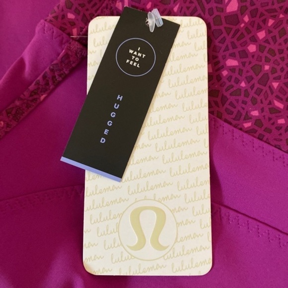 Lululemon Real Quick Tight Leggings Paradise Geo Regal Plum Size 10 NWT - Picture 12 of 16